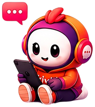 Kivhi mascot — chatting