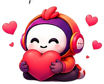 Kivhi mascot — heart hug
