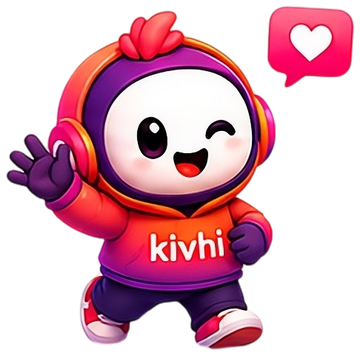 Kivhi mascot — love